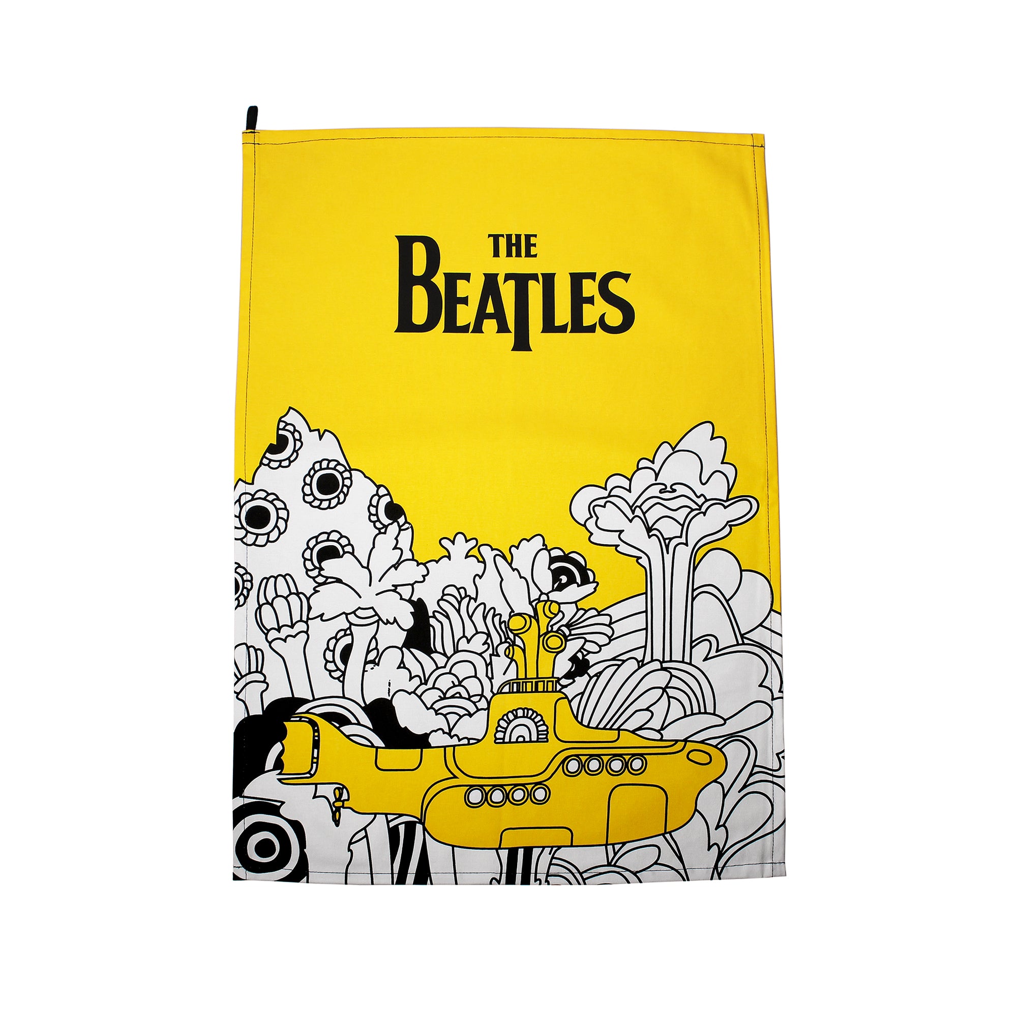 Recycled Cotton Tea Towel The Beatles Yellow Submarine – Half Moon Bay